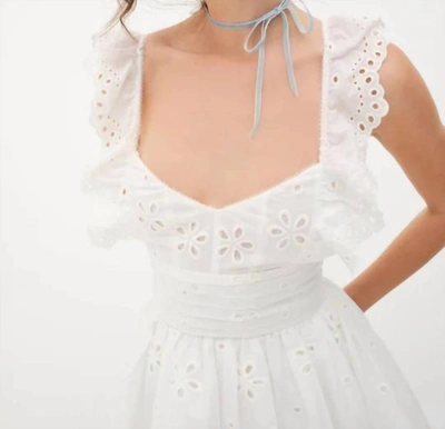 Shop For Love & Lemons Serena Sleeveless Dress In White