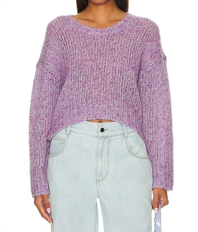 Shop 27 Miles Malibu Gaetana Mohair Blend Sweater In Orion In Multi