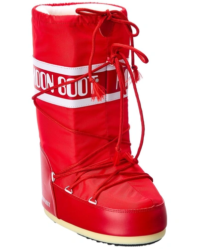 Shop Moon Boot Icon Boot In Red