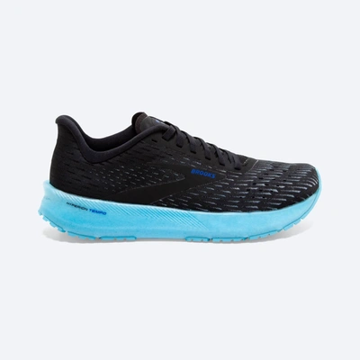 Shop Brooks Men's Hyperion Tempo Road-running Shoes - Medium/d Width In Black/iced Aqua/blue In Multi
