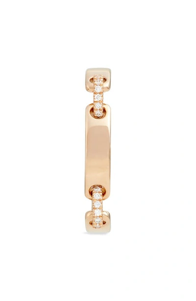 Courbet Celeste Lab Created Diamond Linked Wedding Band In Rose Gold