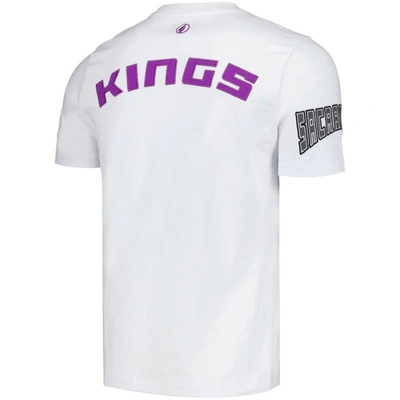 Shop Fisll Unisex  White Sacramento Kings Heritage Crest T-shirt