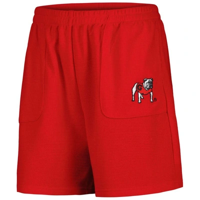 Shop Hype And Vice Red Georgia Bulldogs Pocket Hit Grand Slam Waffle Shorts