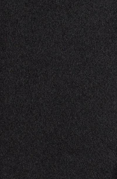 Shop T Tahari 'izzy' Asymmetrical Wool Blend Coat In Black