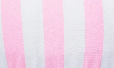Snapper Rock Pink Stripe Floating Flap Hat In Pink