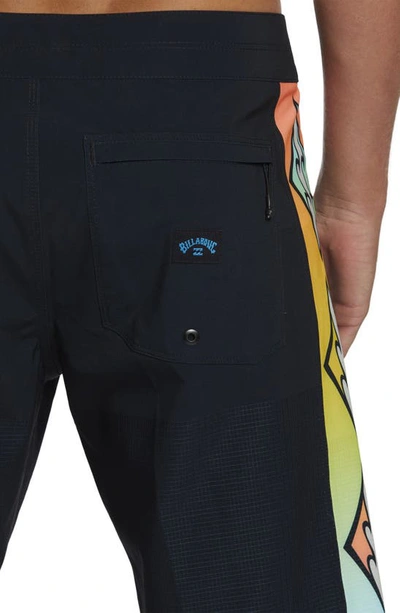 Shop Billabong D Bah Airlite Logo Tape Water Repellent Board Shorts In Black