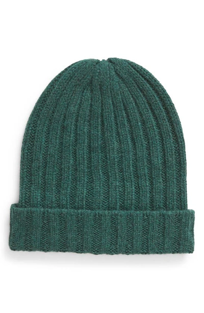Shop The Elder Statesman Ranger Ribbed Cashmere Beanie In Willow