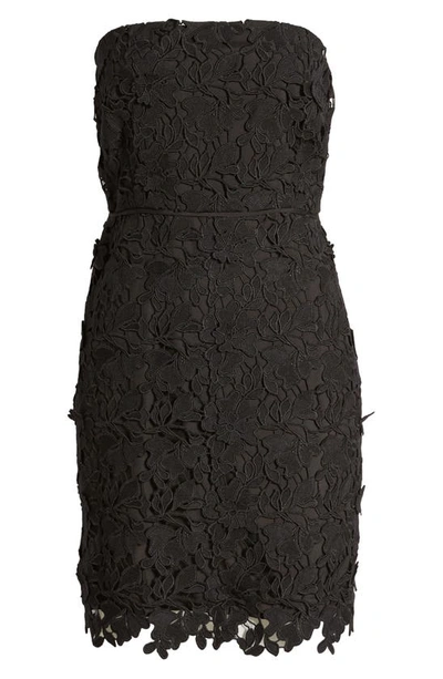 Robe Cocktail Sam Edelman Noire Dentelle Encolure En V - Taille 12 (neuve Sans étiquettes)