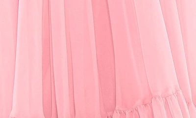 Mac Duggal Women's Ruffle Tiered Cut-out Chiffon Gown In Blush