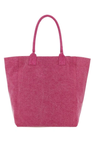 Shop Isabel Marant Woman Fuchsia Cotton Yenky Shopping Bag In Pink