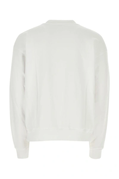 Shop Off-white Off White Man White Cotton Sweatshirt
