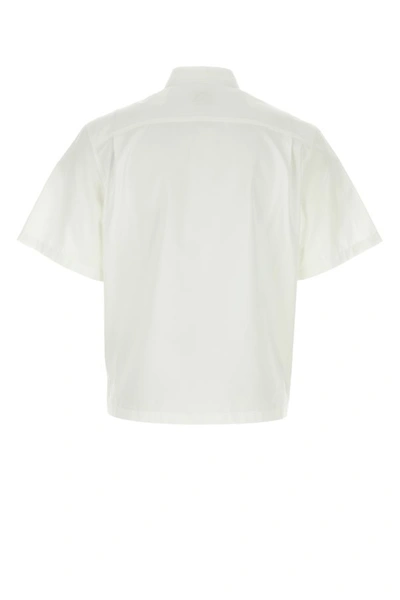 Shop Off-white Off White Man White Poplin Shirt