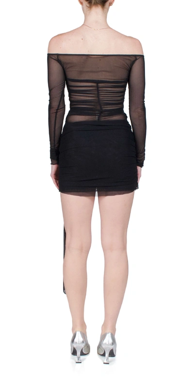 Bec & Bridge Marina Semi-sheer Stretch-woven Mini Dress