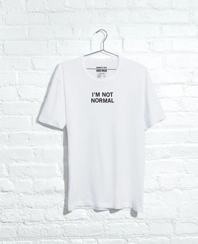 Shop Kenneth Cole Site Exclusive! I'm Not Normal T-shirt In White