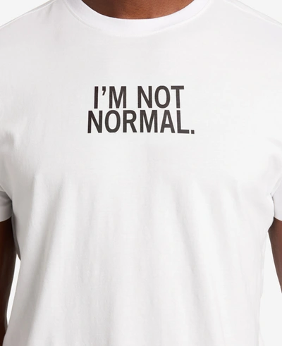 Kenneth Cole Site Exclusive! I'm Not Normal T-shirt In White