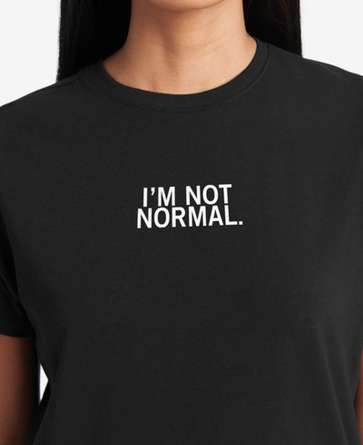 Shop Kenneth Cole Site Exclusive! I'm Not Normal T-shirt In Black