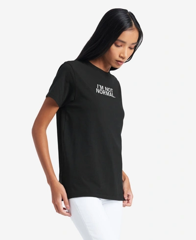 Shop Kenneth Cole Site Exclusive! I'm Not Normal T-shirt In Black