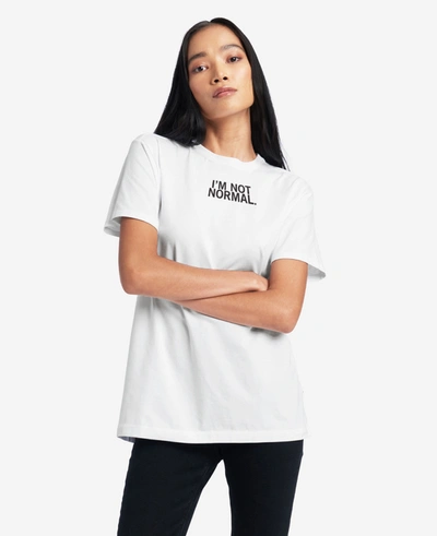Kenneth Cole Site Exclusive! I'm Not Normal T-shirt In White