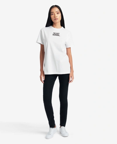 Kenneth Cole Site Exclusive! I'm Not Normal T-shirt In White
