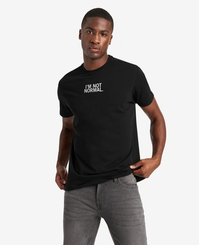 Shop Kenneth Cole Site Exclusive! I'm Not Normal T-shirt In Black