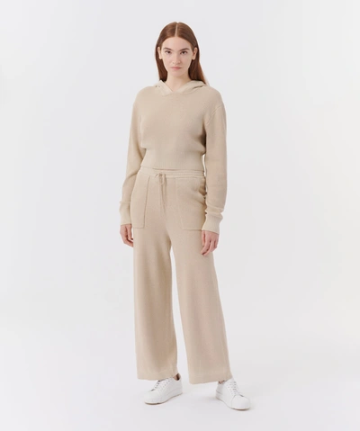 Shop Atm Anthony Thomas Melillo Cotton Cashmere Pants In Soft Fawn
