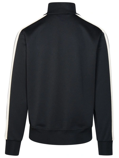 Shop Palm Angels Black Polyester Sports Sweatshirt
