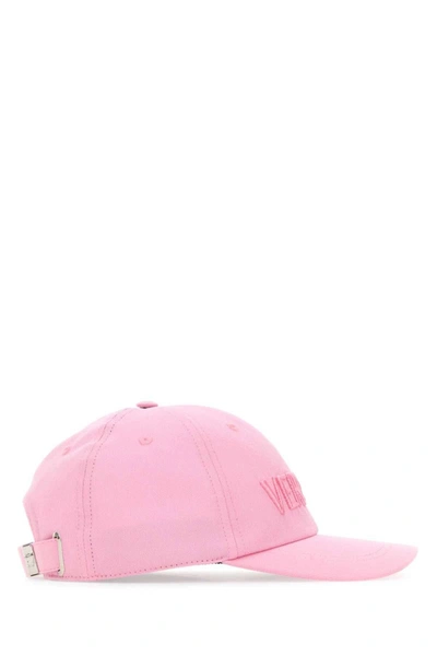 Shop Versace Hats And Headbands In Pink