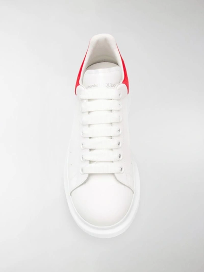Shop Alexander Mcqueen Sneakers In White