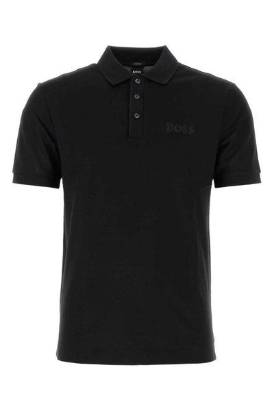 Shop Hugo Boss Boss Polo In Black