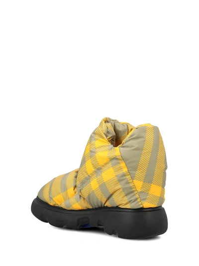 Shop Burberry Flat Shoes In Hunter Ip Chk