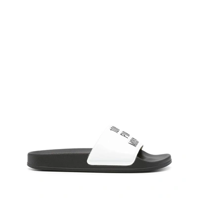Shop Moschino Shoes In White/black