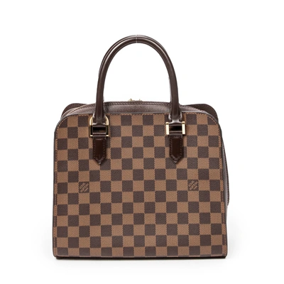Pre-owned Louis Vuitton Triana In Brown