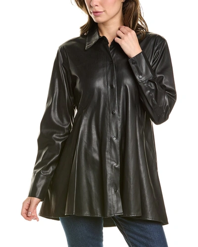 Shop Donna Karan Iconic Seamed Tunic In Black