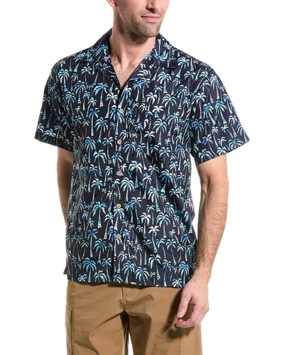 Shop Trunks Surf & Swim Co. Waikiki Shirt In Blue