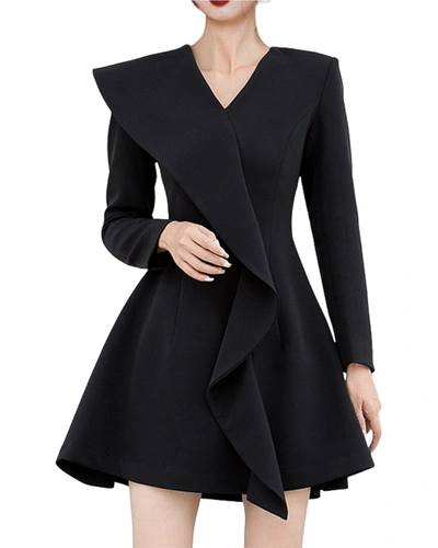 Shop Anette Mini Dress In Black