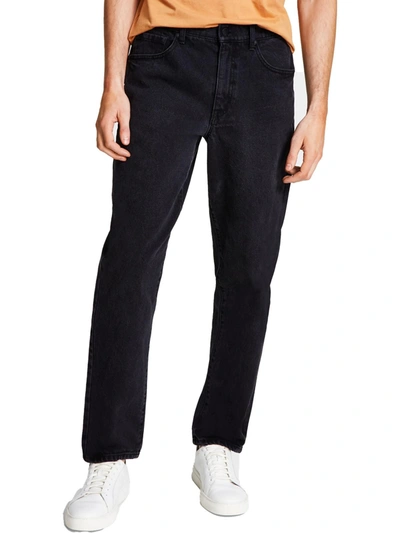 Shop And Now This Mens Mid-rise Relaxed Tapered Leg Jeans In Blue