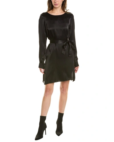 Shop Donna Karan Tunic Shift Dress In Black