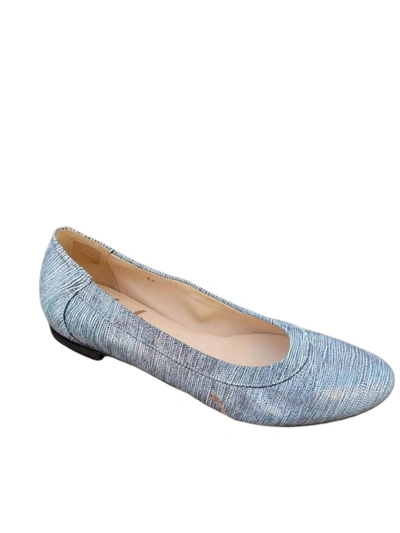 Shop Lalisa Women's Capture Flat Shoes In Acero In Silver