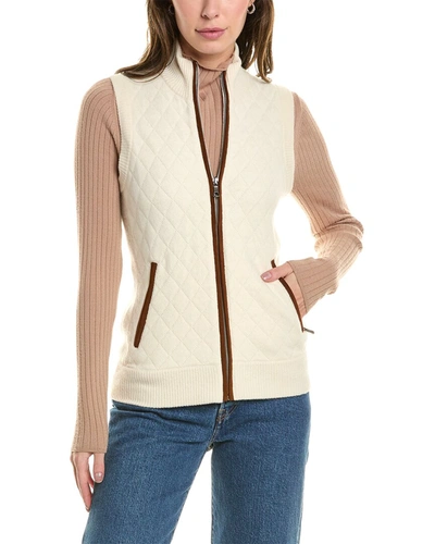 Shop Brooks Brothers Wool-blend Vest In White