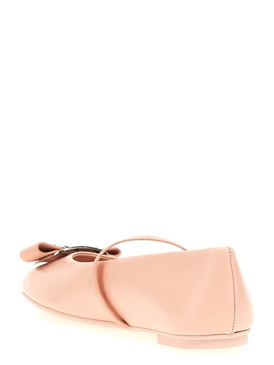 Shop Ferragamo 'zina' Ballet Flats In Pink