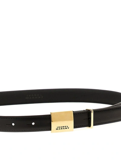 Shop Isabel Marant 'lowell' Belt In Black