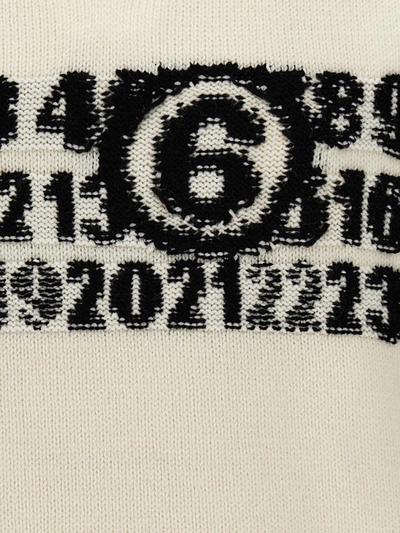 Shop Mm6 Maison Margiela 'numeric Signature' Logo Vest In White/black