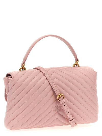 Shop Pinko 'love Lady Puff Big' Handbag In Purple