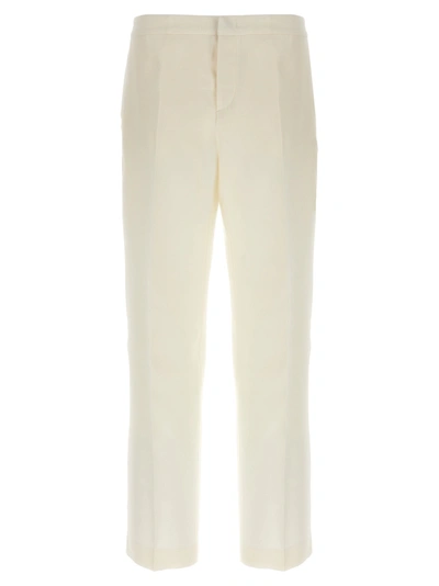 Shop Fabiana Filippi Tailored Trousers Pants In White