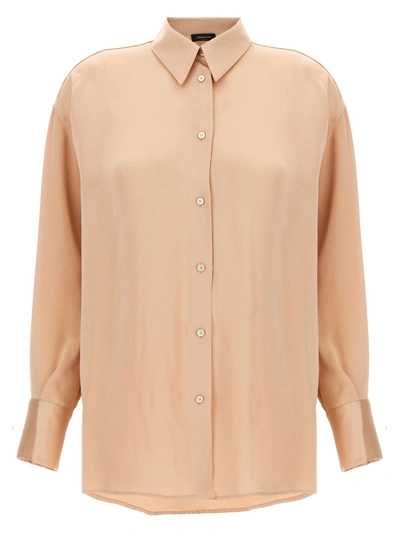 Shop Fabiana Filippi Silk Shirt Shirt, Blouse In Pink
