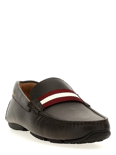 Shop Bally 'perthy' Loafers In Brown