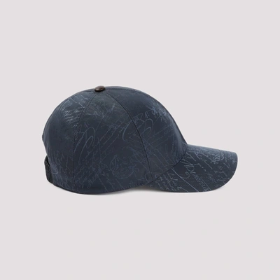 Shop Berluti Polyamide Hat In Blue