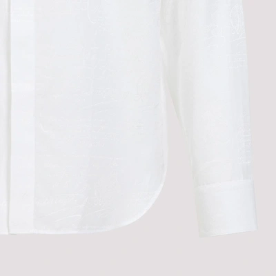 Shop Berluti Silk Shirt In White