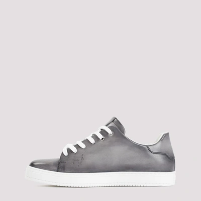 Shop Berluti Scritto Sneakers Shoes In Grey