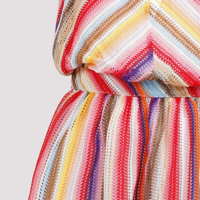 Shop Missoni Short Jumpsuit Dress In Multicolour